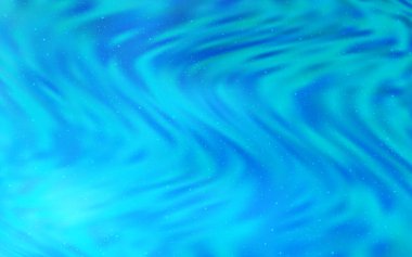 Astronomik yıldızlar ile açık mavi vektör arka plan.