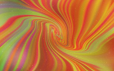 Kozmik yıldızlarla Açık Turuncu vektör düzeni.