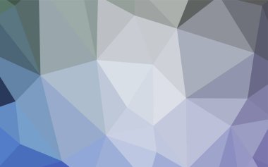 Açık Mavi vektör parlayan üçgen kapak.