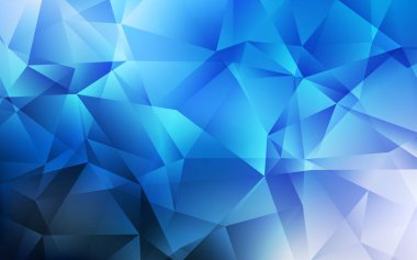 Koyu mavi vektör düşük poli dokusu.