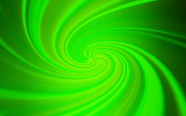 Bükülmüş çizgileri olan Açık Yeşil vektör şablonu.