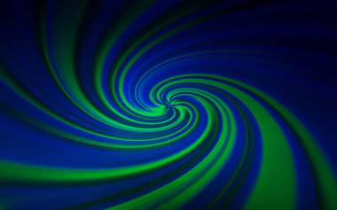 Koyu mavi, wry çizgileri olan yeşil vektör düzeni.