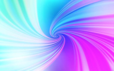 Pembe ışık, vektör zemin eğri çizgiler ile mavi.