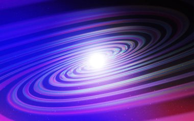 Koyu pembe, gece gökyüzünde desenle mavi vektör yıldız.