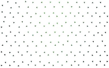 Koyu yeşil vektör üçgen arkaplan.