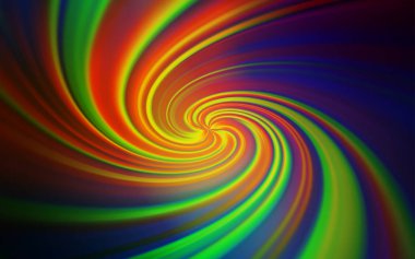 Açık Mavi, eğri çizgileri olan yeşil vektör arkaplanı.