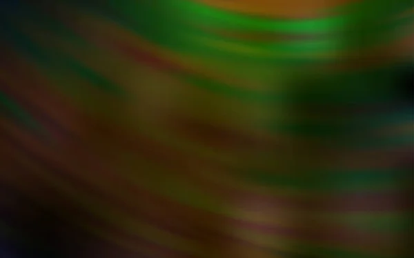 Темно-зеленый, желтый векторный отскок с изогнутыми линиями. — стоковый вектор