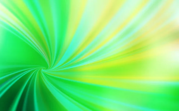 Hellgrüner Vektor verschwommener Glanz abstrakter Hintergrund. — Stockvektor