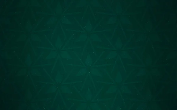 Fondo vectorial verde oscuro con líneas, triángulos. — Archivo Imágenes Vectoriales