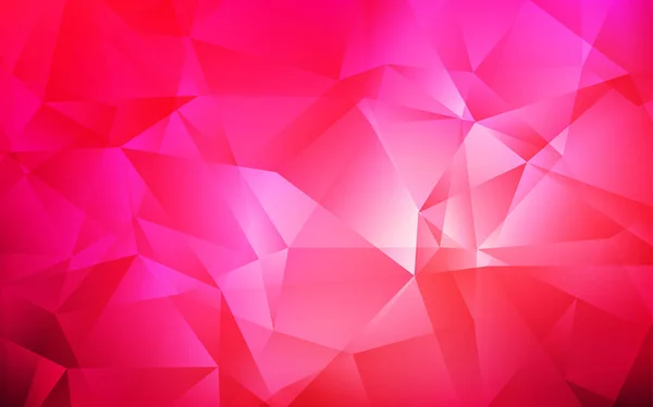 Modèle polygonal abstrait vecteur rouge foncé . — Image vectorielle