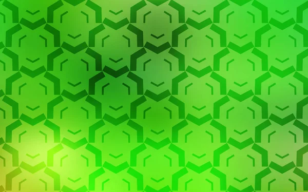 Light Green vector pattern with lines. — Stock Vector