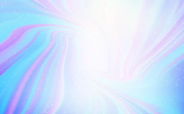 Licht blauwe vector textuur met melkweg sterren. — Stockvector