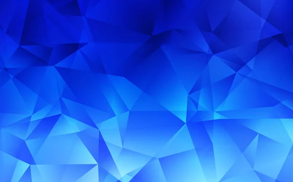 Luce blu vettore astratto mosaico sfondo. — Vettoriale Stock