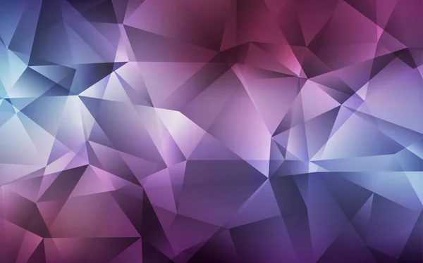 Dark Purple Vektor polygonaler Hintergrund. — Stockvektor