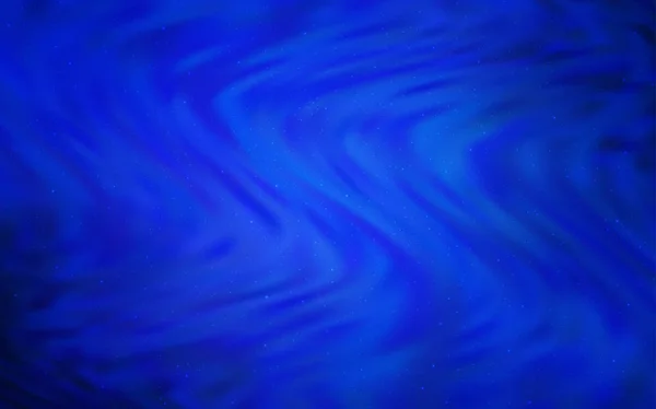 Întuneric BLUE fundal vectorial cu stele astronomice . — Vector de stoc