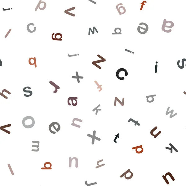ダークブルー、赤ベクトルシームレステンプレートと分離された文字. — ストックベクタ