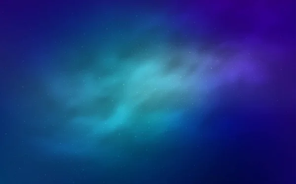 Rosa claro, fondo vectorial azul con estrellas de galaxias . — Archivo Imágenes Vectoriales