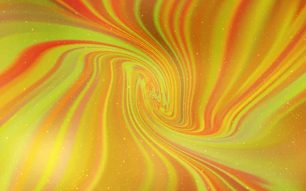 Texture vectorielle orange clair avec étoiles laiteuses . — Image vectorielle