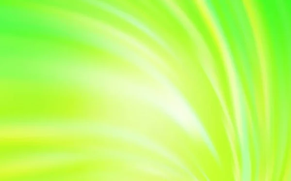 Ljusgrön, Gul vektor abstrakt suddig layout. — Stock vektor