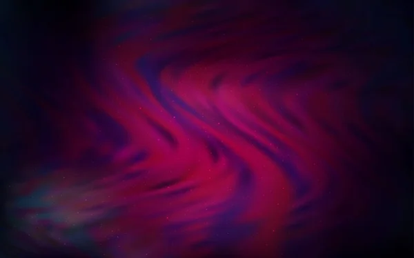 Patrón vectorial rosa oscuro con estrellas del cielo nocturno . — Vector de stock