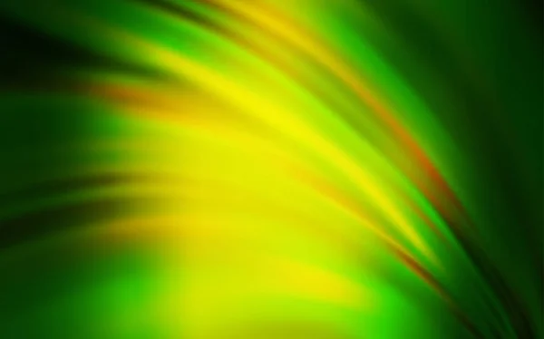 Світло-зелений, жовтий вектор розмитий блиск абстрактна текстура. — стоковий вектор