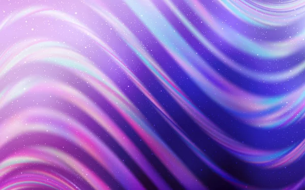 Violet clair, texture vectorielle rose avec étoiles laiteuses . — Image vectorielle