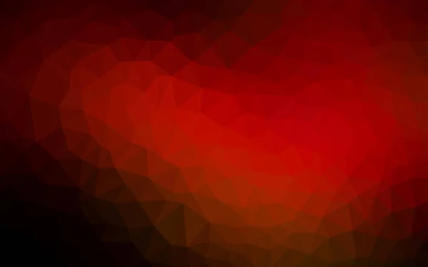 Dark Red vector de baja textura poli. — Vector de stock