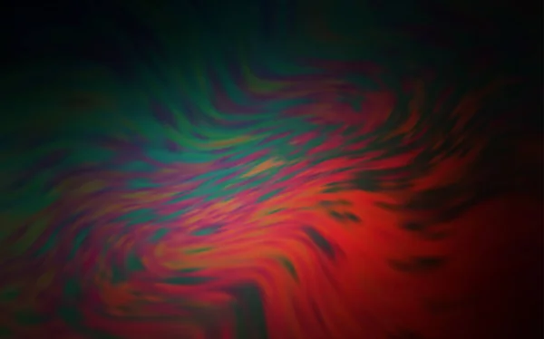 Dunkelblauer, roter Vektor verschwommener Glanz abstrakter Hintergrund. — Stockvektor