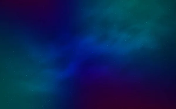 Albastru deschis, model vectorial roșu cu stele de cer de noapte . — Vector de stoc