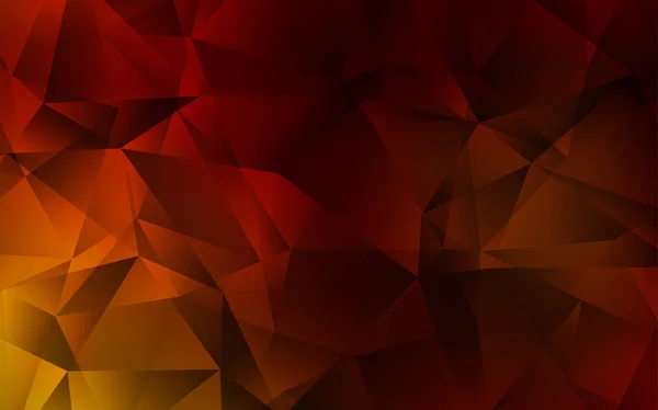 Fond polygonal abstrait vecteur rouge foncé . — Image vectorielle