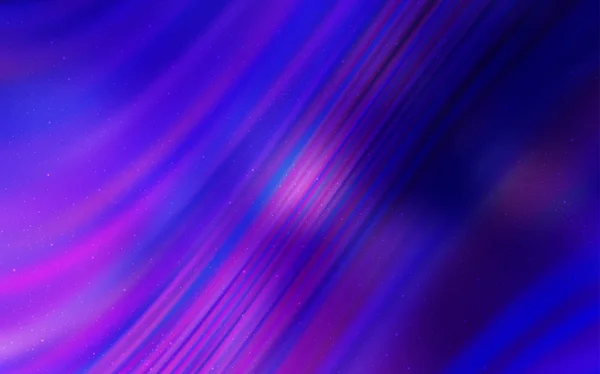 Dunkelrosa, blaue Vektorstruktur mit Milchstraßensternen. — Stockvektor