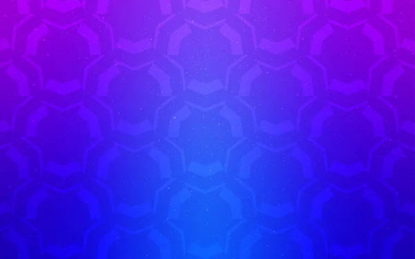 Licht roze, blauwe vector achtergrond met wrange lijnen. — Stockvector