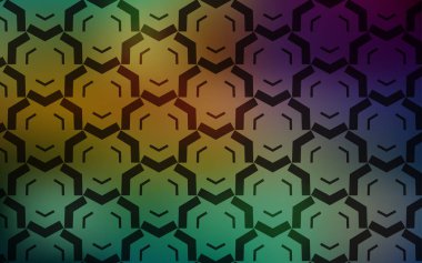 Açık Mavi, eğri çizgileri olan yeşil vektör arkaplanı.