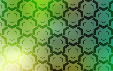 Wry çizgileri ile Açık Yeşil vektör deseni.