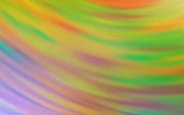 Açık Yeşil, eğri çizgileri olan sarı vektör arkaplanı.