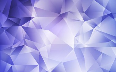 Hafif Mor vektör üçgen mozaik şablonu.