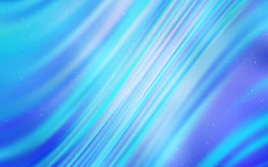 Gece gökyüzü desenle ışık mavi vektör yıldız.