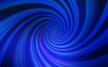 Koyu mavi vektör arka plan gökada yıldız ile.