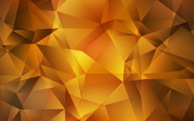 Koyu Turuncu vektör gradyan üçgenler doku.