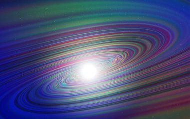 Açık mavi, astronomik yıldızlar ile kırmızı vektör arka plan.