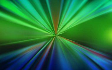 Açık mavi, yeşil vektör parlak deseni bulanıklaştırdı.