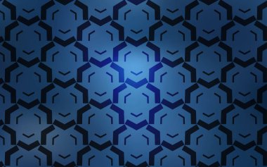 Bükülmüş çizgilerle hafif Mavili vektör arkaplanı.