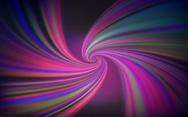 Alaycı çizgileri olan Koyu Mor vektör arka planı.