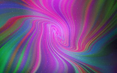 Açık Pembe, Samanyolu yıldız ile Yeşil vektör doku.