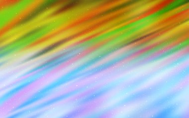 Açık Mavi, Kozmik yıldızlarla sarı vektör düzeni.