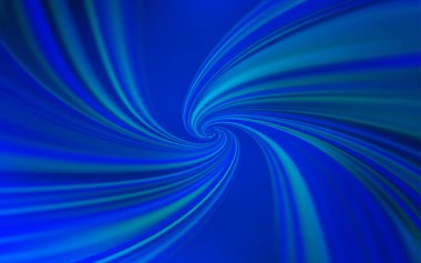 Eğri çizgileri olan hafif BLUE vektör şablonu.