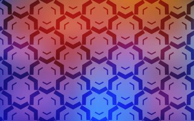 Açık Mavi, Bükülmüş çizgilerle sarı vektör deseni.