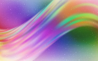 Işık çok renkli vektör şablon alan yıldız.