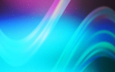 Açık Pembe, Gece gökyüzü yıldızları ile Mavi vektör deseni.