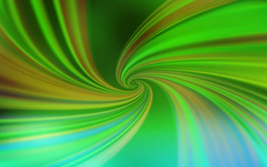 Kavisli çizgilerle Açık Yeşil vektör dokusu.